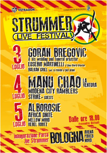 STRUMMER LIVE FESTIVAL 3-4-5 LUGLIO 2013