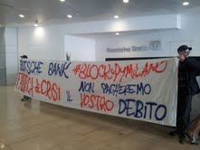 #BLOCKUPY DEUTSCHE-BANK! – Video dell’azione alla sede della Deutsche Bank di Milano