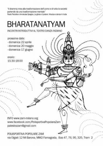 Domenica 22 Aprile h. 15:30 – BHARATANATYAM – incontri introduttivi al teatro danza indiano @ ZAM