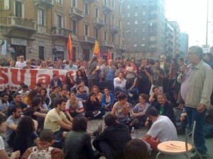 La solidarietà degli operai Jabil