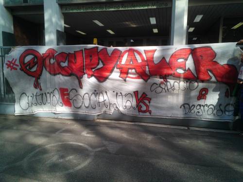Occupy ALER! Studenti in Movimento per il Lambretta! (foto e video)