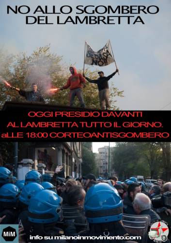 Don’t be choosy: difendi il Lambretta! Comunicato di solidarietà- Esc, Anomalia Sapienza, Point Break