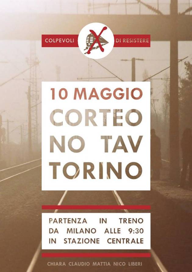 [DallaRete] Torino, 10 maggio. Contro la vendetta di stato, per la giustizia. Con Chiara, Claudio, Mattia e Niccolò, per tutte e tutti noi.