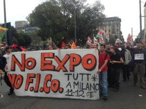 Nutritissima la delegazione da Bologna contro F.i.c.o.!