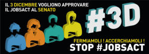 Uno dei manifesti utilizzati