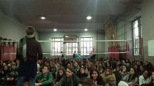 Protesta studentesca del Liceo Tenca