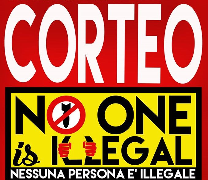 25 Aprile corteo No One Is Illegal