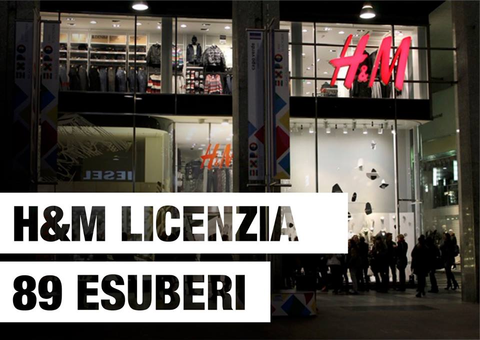 Lo sciopero H&M contro i licenziamenti