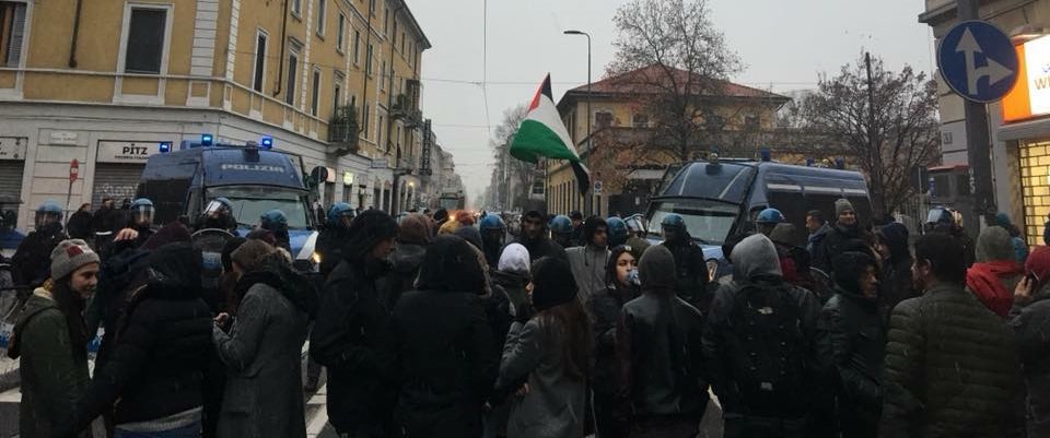 Antifascisti contro Forza Nuova oggi a Milano Sud