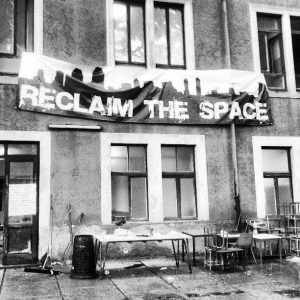 "Reclaim the space" sul muro di Santa Croce