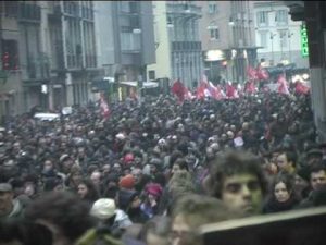 Più di 10.000 persone in corteo il 24 Gennaio 2009