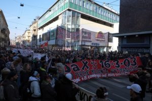 Il corteo del decennale