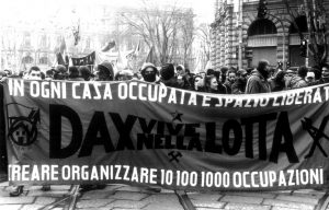 Corteo per il primo anniversario