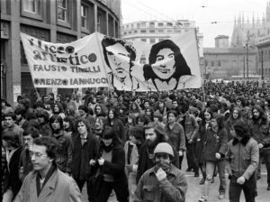 Corteo studentesco per Fausto e Iaio nel '78