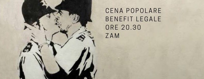 Cena Popolare_Benefit Legale – 25 Ottobre @ ZAM