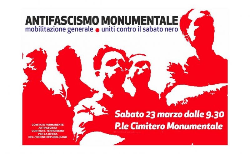 Uniti contro il sabato nero – 23 marzo @ Cimitero Monumentale