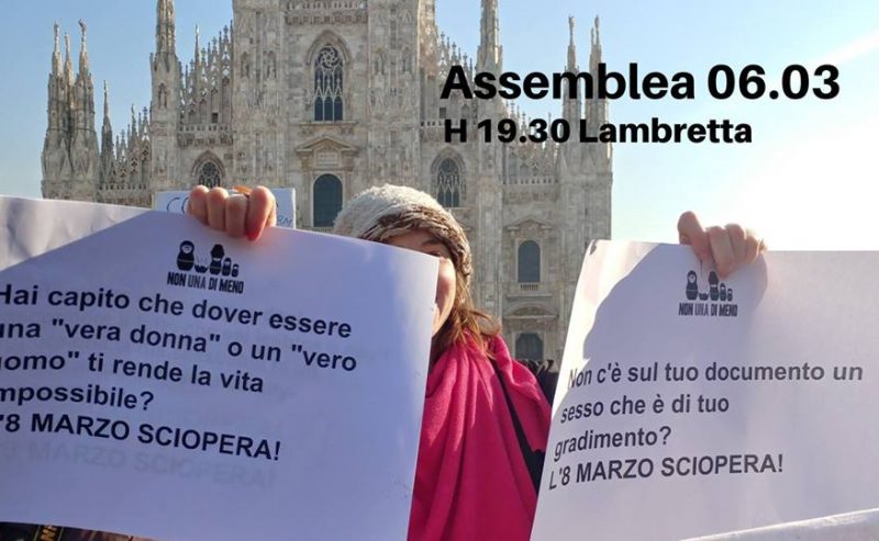 Assemblea NUDM Milano Verso l’8 marzo – 6 marzo @ Lambretta