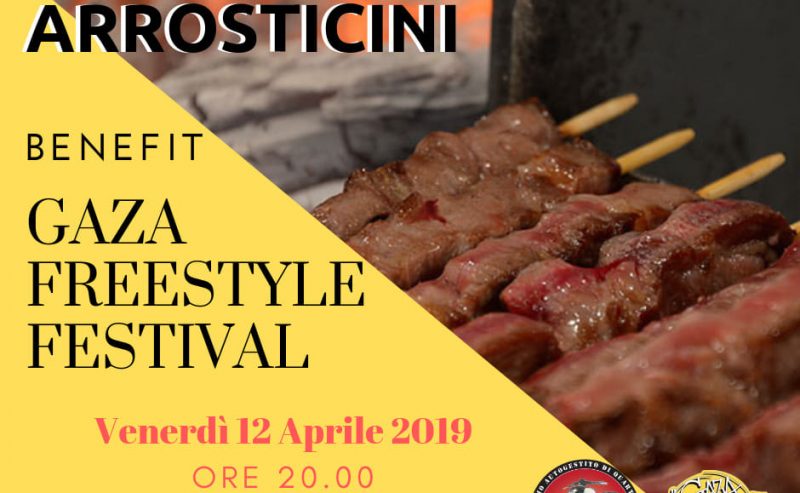 Cena con Arrosticini – Benefit Gaza Freestyle Festival – 12 aprile @ Lambretta