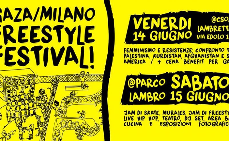 Gaza/Milano FREEstyle Festival – 14/15 giugno @ Parco Lambro