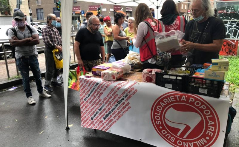 Distribuzione di beni di prima necessità in Stadera – A Milano c’è bisogno di solidarietà!