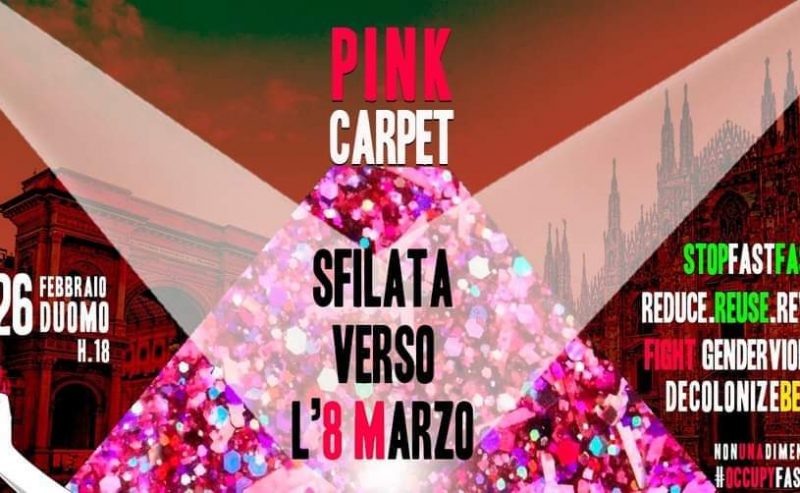 Pink carpet: sfilata verso lo sciopero dell’8 marzo