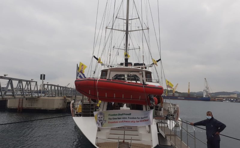 Nave della pace dalla Grecia all’Italia per la libertà di Abdullah Öcalan