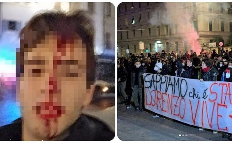 Roma: cariche e manganelli contro la rabbia di studenti e studentesse per la morte di Lorenzo