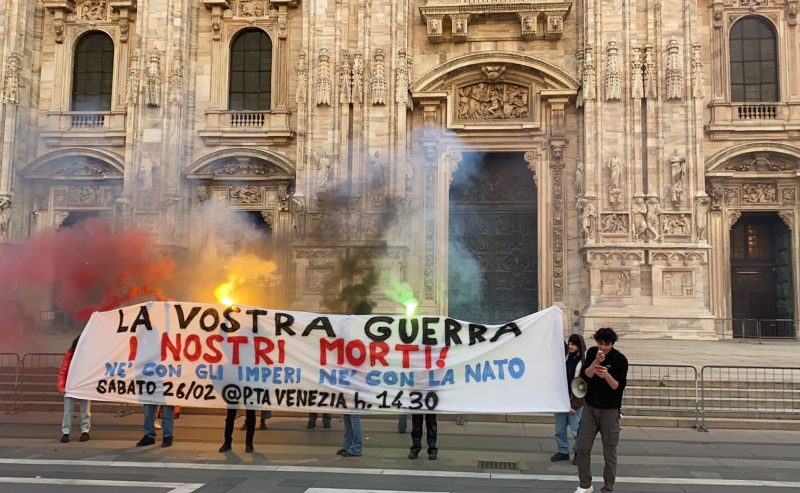 No alle guerre sulla nostra pelle! – Preconcentramento in porta Venezia (26 febbraio, ore 14,30)