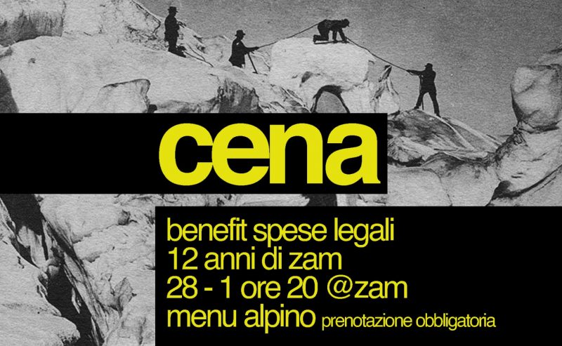 28/01 – Cena benefit spese legali @ ZAM