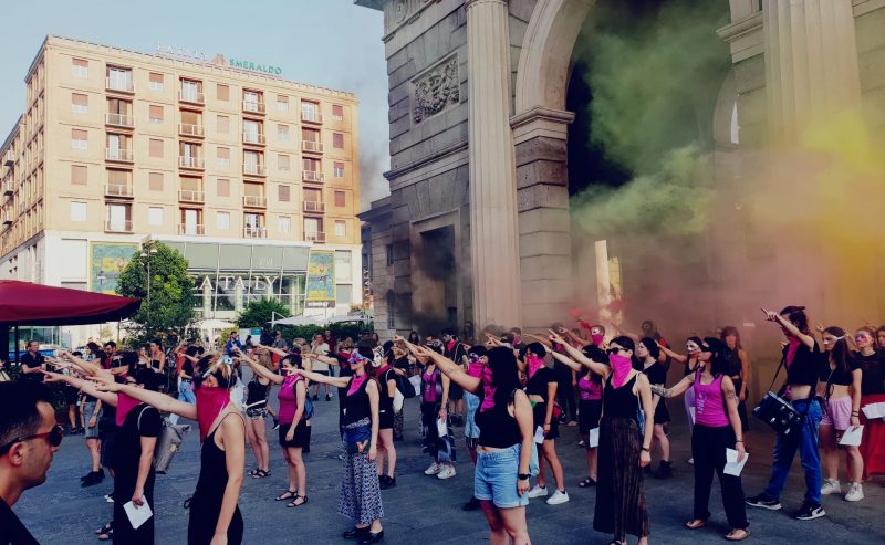 Caso La Russa, il flash mob “Un violador en tu camino” di Non Una Di Meno Milano