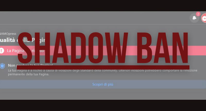 «La tua pagina è a rischio»: Facebook mette in Shadow ban Dinamopress