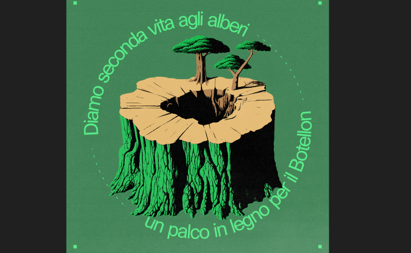 Diamo seconda vita agli alberi: costruiamo un palco in legno per eventi culturali a Milano!