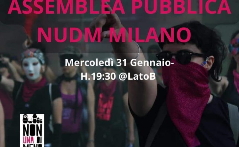 31/01 – Assemblea Non Una Di Meno Milano @ Lato B