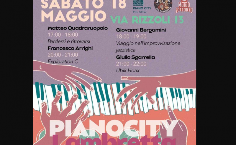 18/05 – PianoCity Lambretta @ Lambretta