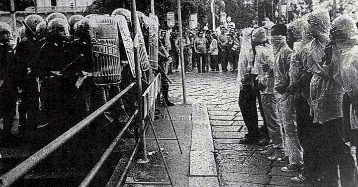 10 settembre 1994, gli scontri al corteo dell’opposizione sociale a Milano