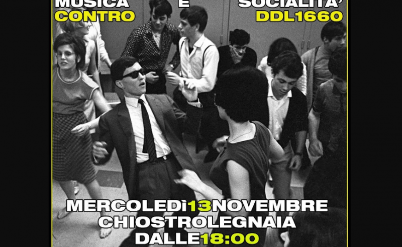 Aperitivo contro la iella! Musica e socialità contro il DDL 1660 @ Statale