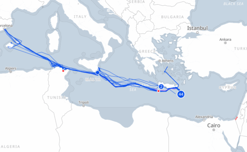La Global Sumud Flotilla è ripartita da Creta