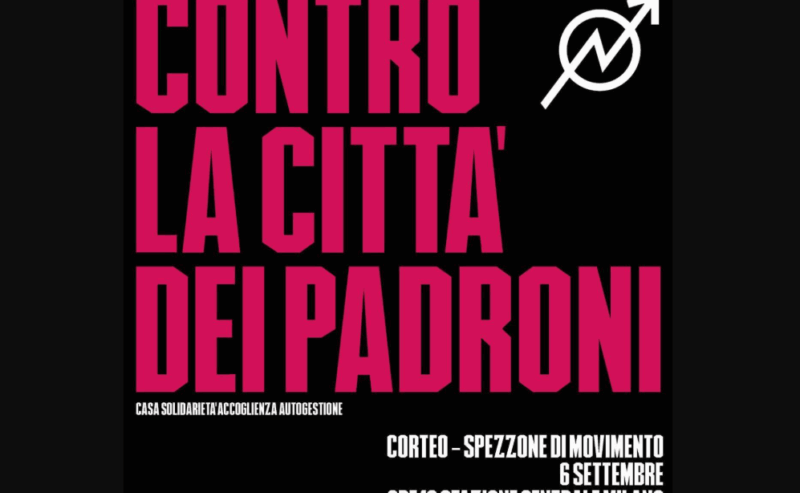6 settembre, spezzone di movimento