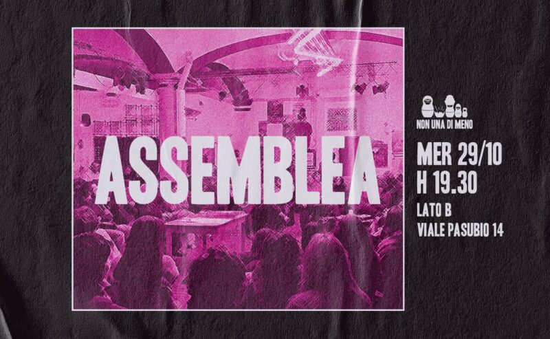 Assemblea Non Una Di Meno verso il 25 novembre