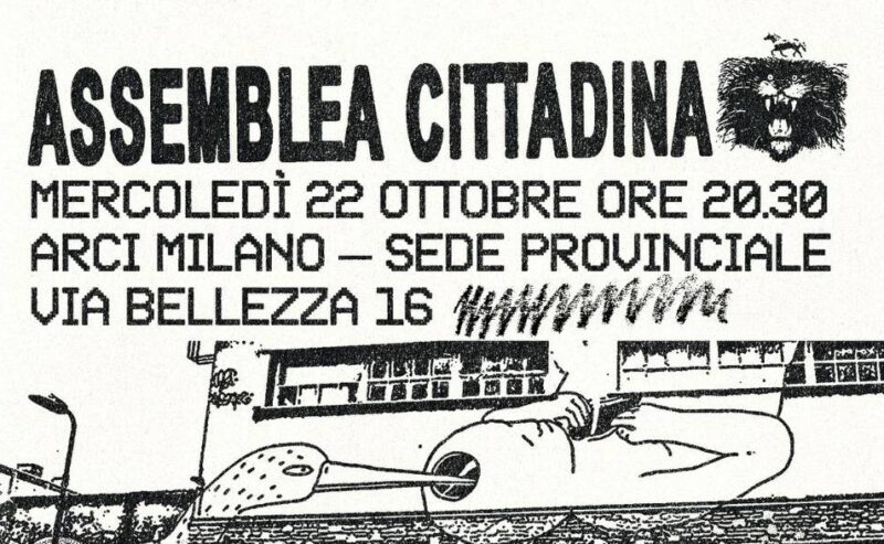22/10 – Assemblea “La città che vogliamo, il Paese che costruiamo, il mondo che immaginiamo”
