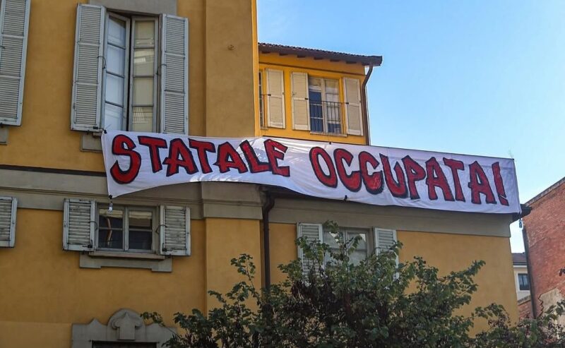 Quinto giorno di occupazione di Scienze Politiche contro il genocidio