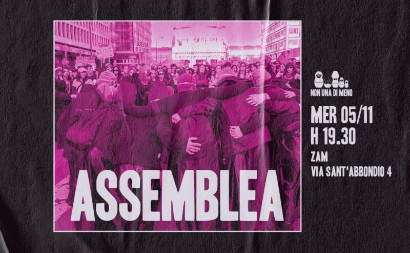 Assemblea Non Una Di Meno verso il 25 novembre