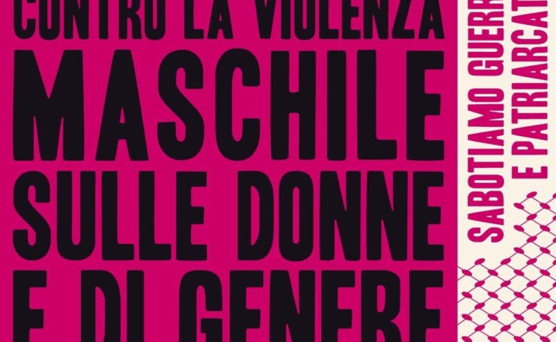 Non Una Di Meno in piazza il 22 e il 25 novembre