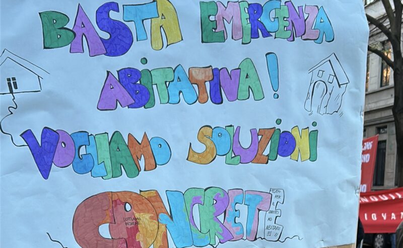 Per il diritto alla casa e alla città: Milano scende in strada