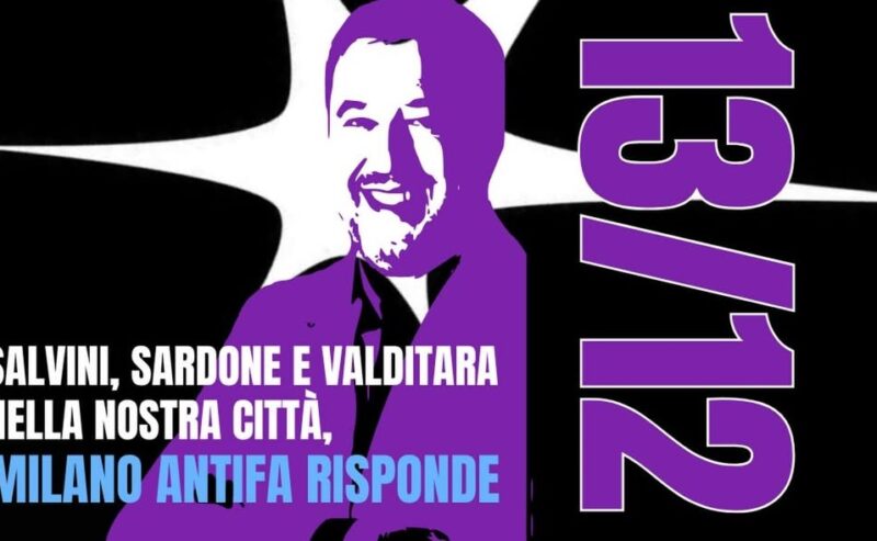 Studentə in piazza contro Salvini in città