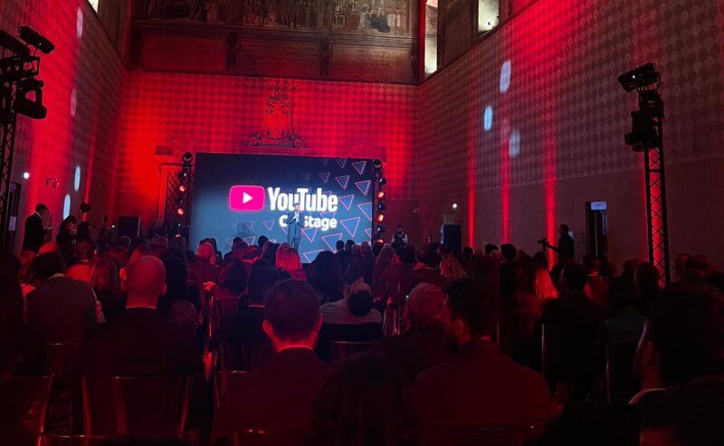 YouTube ha premiato il canale di Giorgia Meloni durante un gran gala