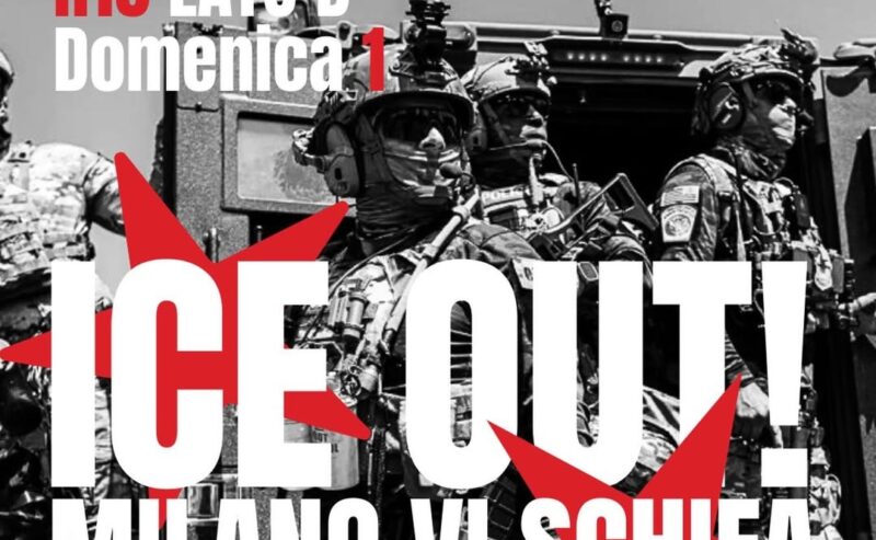 ICE out! Milano vi schifa