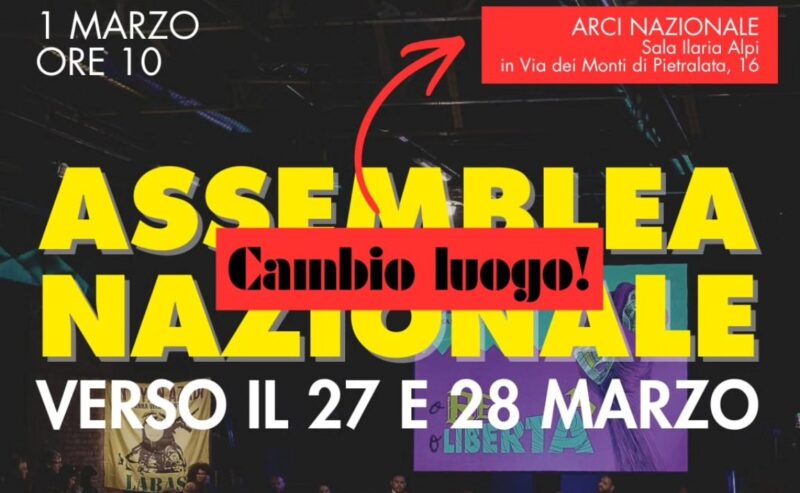 Assemblea nazionale Together contro i re e le loro guerre