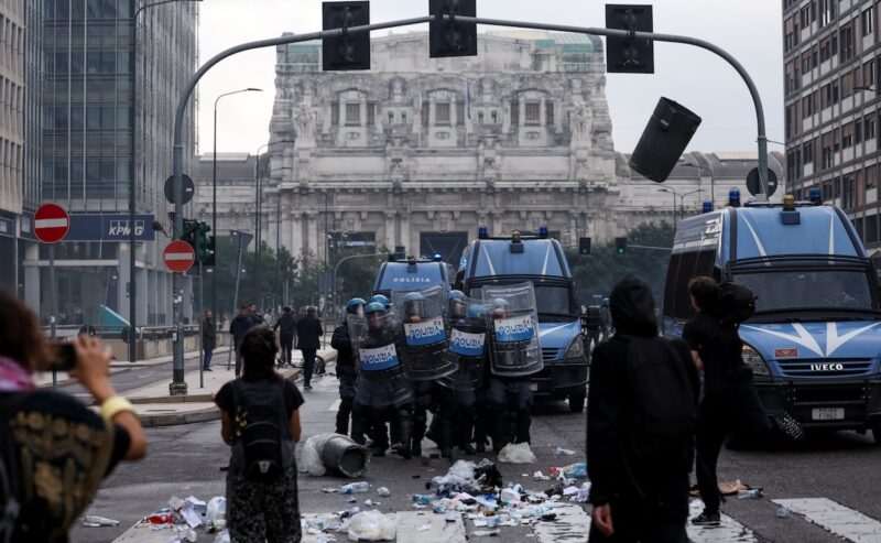 Ancora repressione a Milano, ma il 22 settembre eravamo tutt* lì, contro il genocidio del popolo palestinese | Comunicato del CSA Lambretta