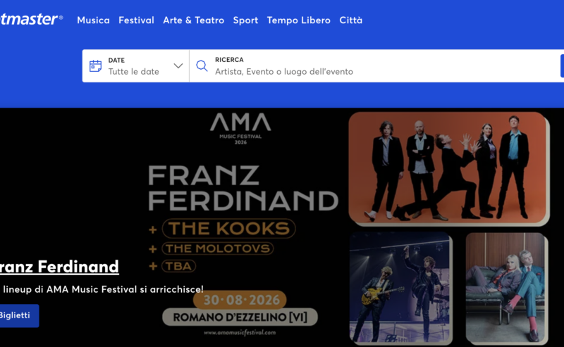 Ticketmaster e Livenation condannate per monopolio da un tribunale di New York